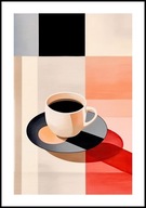 A2 KOLOROWY PLAKAT OBRAZ DO KUCHNI JADALNI KAWIARNI KAWA ESPRESSO