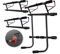 WIELOFUNKCYJNY DRĄŻEK DO PODCIĄGANIA 4W1 STACJA DIP I TASMY TRENINGOWE