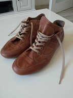 Bugatti wyższe buty ze skóry, płaskie , r 39 wkład. 25,5cm