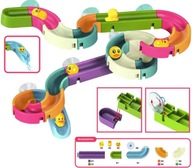 Tor wodny do kąpieli dla dzieci – zjeżdżalnia + fontanna + zabawki do wanny