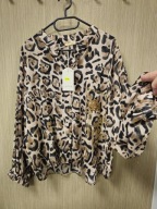 Bluzka panterka, mgiełka, pudełko r. Uni LAMIAR Italy !!!