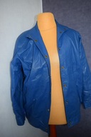 Oryginalna kurtka skórzana skóra naturalna niebieska piękny kolor_44