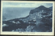 Capri. Panorama da Castiglione - Tram Etti 1930