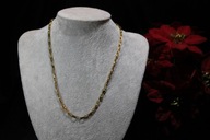 ŁAŃCUSZEK ZE STALI CHIRURGICZNEJ 316L POZŁACANY