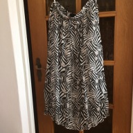 SPÓDNICA BPC ZAKŁADKI 4XL-5XL(50) ZEBRA CZARNO-BIAŁA