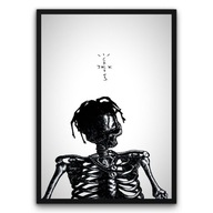 Plakat z ramą 40x50cm Cactus Jack Travis Scott Rap Muzyka Hip Hop Prezent