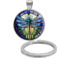 Brelok do kluczy/ka - Ważka - ozdobna zawieszka, plecak, portfel