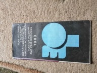 Poznań Międzynarodowe Targi Poznańskie stary plan 1983r