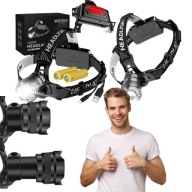 LATARKA CZOŁOWA AKUMULATOROWA USB-C LAMPKA WODOODPORNA LED ZOOM CREE XHP90