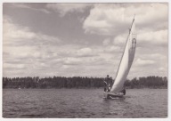 Pojezie. Augustowskie jezioro Necko żaglówka Omega 1971r nakład 2000 sztuk