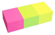 Karteczki samoprzylepne inFO notes 12x80 k neon 40x50 mm