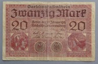 Niemcy 20 marek z 1918 roku ,