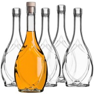 BUTELKA SZKLANA BUTELKI SZKLANE 500 ml 0,5L ICONA NA NALEWKI 10 szt + KOREK