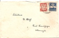 SOPOT -ZOPPOT-znaczki- FREIE STADT DANZIG -koperta -obieg 1937 rok