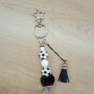 Brelok do kluczy Piłka nożna zawieszka 6423 Oliwia Kurowska, Kuba Kurowski