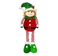 Elf skrzat teleskopowe nogi 46cm figurka ozdoba dekoracja świąteczna