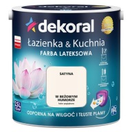 Dekoral Łazienka&Kuchnia Farba lateksowa odporna W BEŻOWYM HUMORZE 2,5L