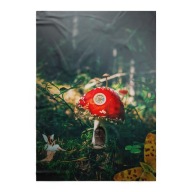 Plakat A2 do pokoju dziecka – Bajkowy Domek w Muchomorze, Hendmade