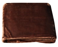 Koc Elway akryl 160 cm x 210 cm brązowy gładki