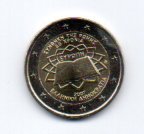 Grecja. 2 euro okolicznosciowe z 2007 roku 50 -lecie Traktatu Rzymskiego