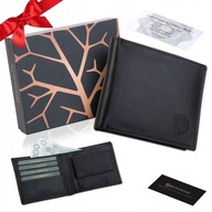 BETLEWSKI PORTFEL MĘSKI DUŻY SKÓRA NATURALNA CZARNY SKÓRZANY NA PREZENT