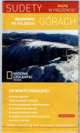 SUDETY - wędrówki po polskich górach - mapa w skali 1: 200 000