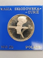 Polska PRL 100 złotych Maria Skłodowska Curie 1974