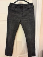 Spodnie męskie jeansy 32/32 Carry szare prosta nogawka bawełna