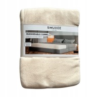 PRZEŚCIERADŁO Z GUMKĄ POLAROWE SANFORYZOWANE 200 X 200CM KREMOWE