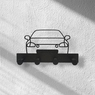 Wieszak na klucze Honda Crx Del Sol - samochód ozdoba ścienna