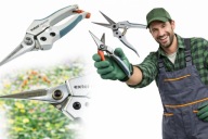 SEKATOR OGRODOWY NOŻYCE DO BONSAI RÓŻ WINOGRONA WINOROŚLI MOCNY OSTRY 200MM