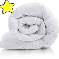 KOŁDRA ANTYALERGICZNA 140X200 CAŁOROCZNA BIAŁA MIKROFIBRA POLSKA MOCNA