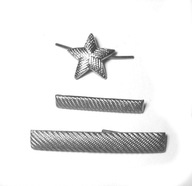 Dystynkcje metalowe wz.1952 Wojsk Lądowych kpl.