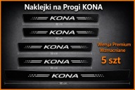 5 szt HYUNDAI KONA Naklejki ochronne progi Bagażnik Premium