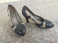 VENTILO nr 38,5 eleganckie czółenka skóra jak nowe