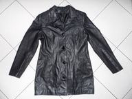 SKÓRA JAK NOWA CZARNA KURTKA PŁASZCZ r L 38/40 na 176