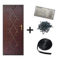 TAPICERKA DRZWIOWA CLASSIC - EKOSKÓRA SKAJ 80/90x200cm + ZESTAW MONTAŻOWY