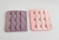 PRZEDŁUŻKA DO BIUSTONOSZA Zapięcie Przedłużki do Stanika 3 Rzędowe 2 Sztuki