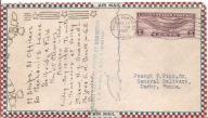 STANY ZJEDNOCZONE AMERYKI -koperta -obieg 1931 rok air mail