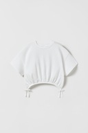 ZARA KOSZULKA O KROJU CROP Z WIĄZANIEM 164