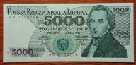 PRL 5000 zł 1982 AW 0100258 Stan unc