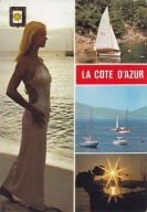 AKT - NAGA KOBIETA - FRANCJA - LAZUROWE WYBRZEŻE