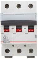 Wyłącznik nadprądowy Legrand 1 V IP20 63 A SERII TX3 403551