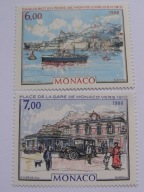 Monako - widoki Monte-Carlo w Belle Epoque - Mi.1878-79 ** proj. Cz. Słania