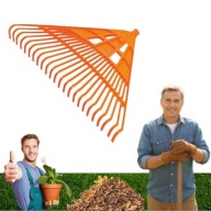 GRABIE PLASTIKOWE DO LIŚCI KANADYJKI MAAN 24 ZĘBY BEZ TRZONKA 61CM NOWE