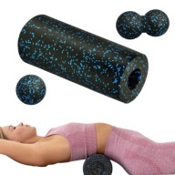 3W1 ZESTAW DO ROLLOWANIA ROLLER WAŁEK + PIŁKI DO MASAŻU PLECÓW NÓG EPP