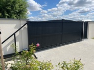 Brama furtka aluminiowa ogrodzenia