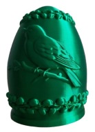 JAJKO WIELKANOCNE SŁOWIK OZDOBA 3D RÓŻNE KOLORY PISANKA FIGURKA 11 CM