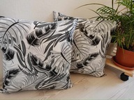 PODUSZKI DEKORACYJNE ZESTAW 2szt BAWEŁNA 100%