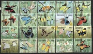 TANZANIA motyle Mi 1629-72**+bl 231-4**